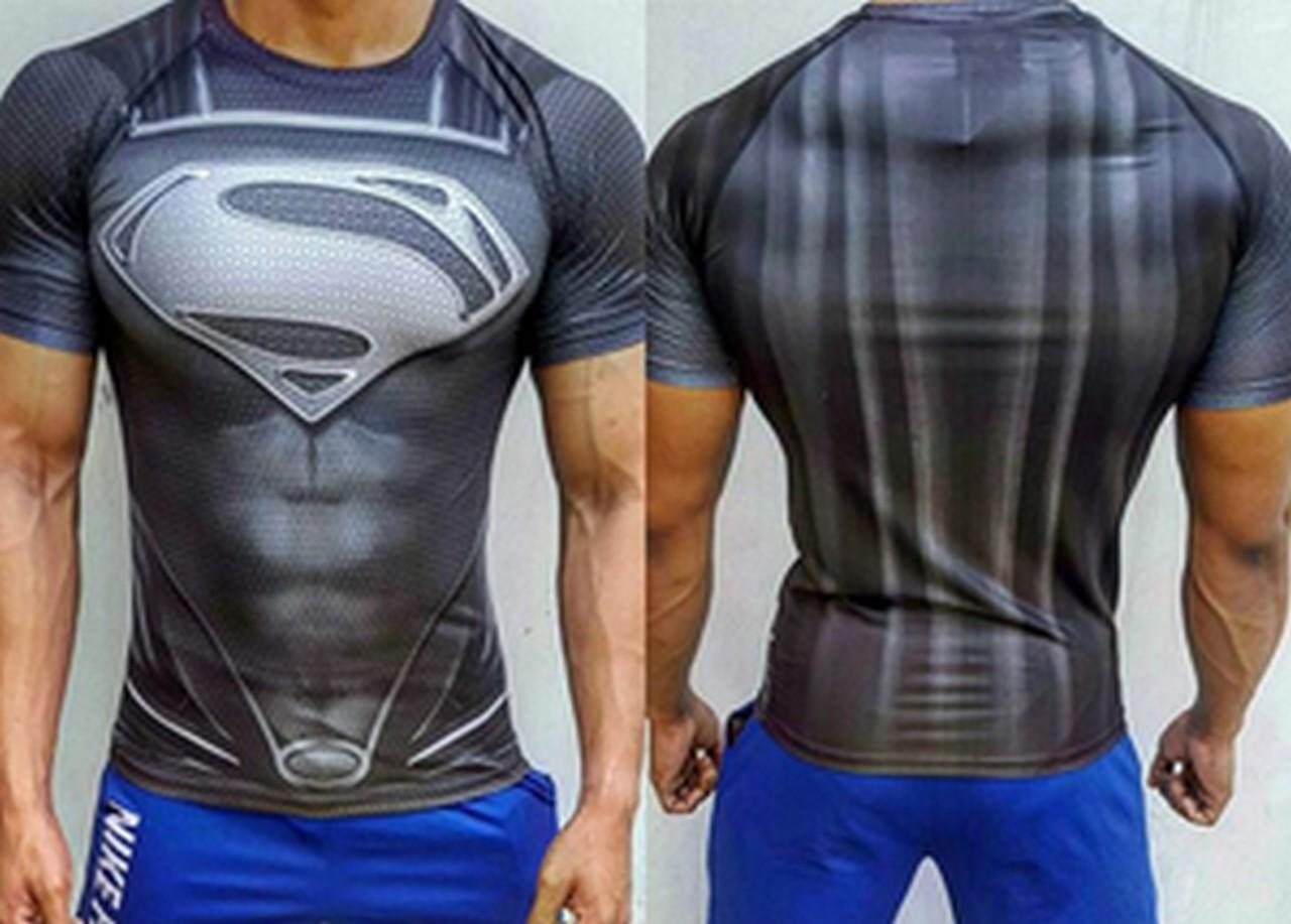 Manset Baselayer Under Armour SUPERMAN New - Lengan pendek DISKON!!!
