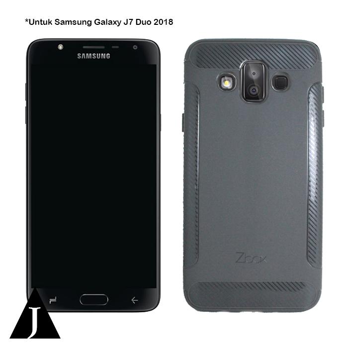 Case Slim Black Doff Matte Carbon Z-Box for Samsung Galaxy J7 Duo
