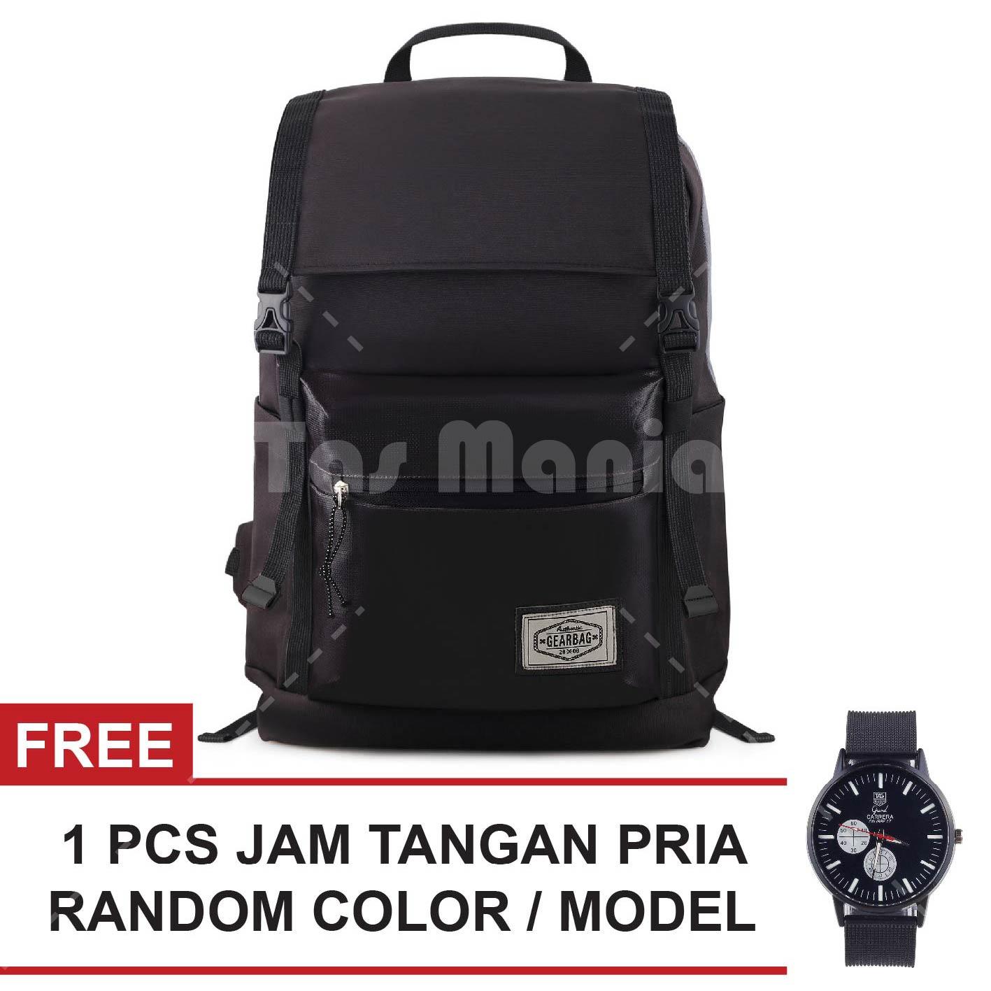 Tas Ransel Pria Gear Bag Colonial Rouster 1.0 Dailypack Tas Laptop Backpack + FREE Jam Tangan Pria Random Color / Model Promo Diskon Murah Tas Kerja Kantor Tas Kuliah Tas Sekolah Eiger Rei Consina North Face Deuter Termurah Terlaris Best Seller