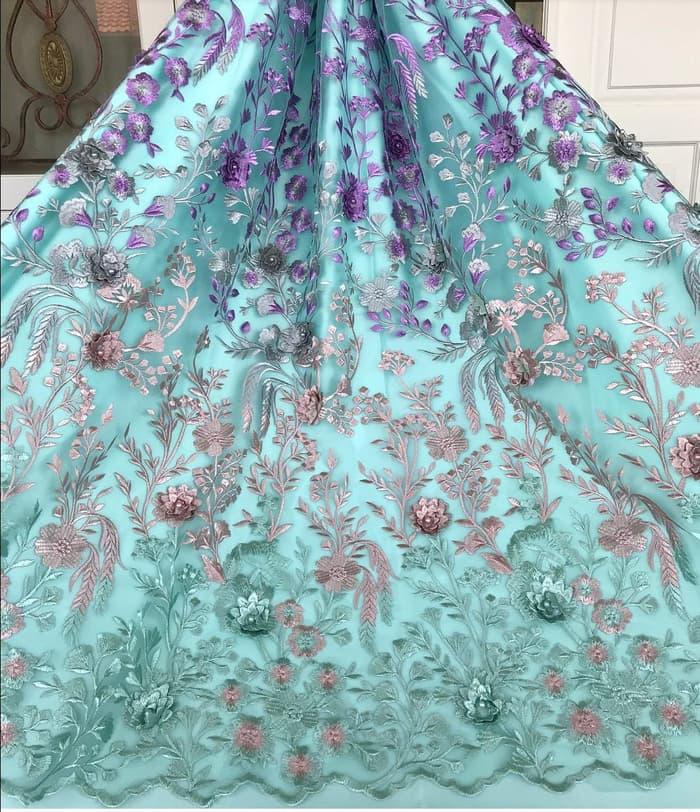 Super Promo! Tulle Elie Saab kain-bahan gaun, blouse, dress dan kebaya Terbatas!