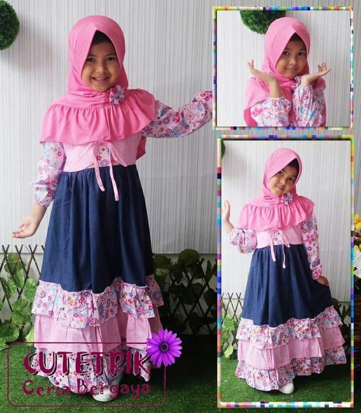 Cutetrik Gamis Anak Ruffle