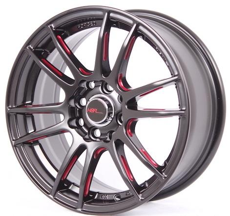 Velg Mobil Murah NOSHIRO 57E JD5619 HSR Ring 17 ( Wheelskingdom )
