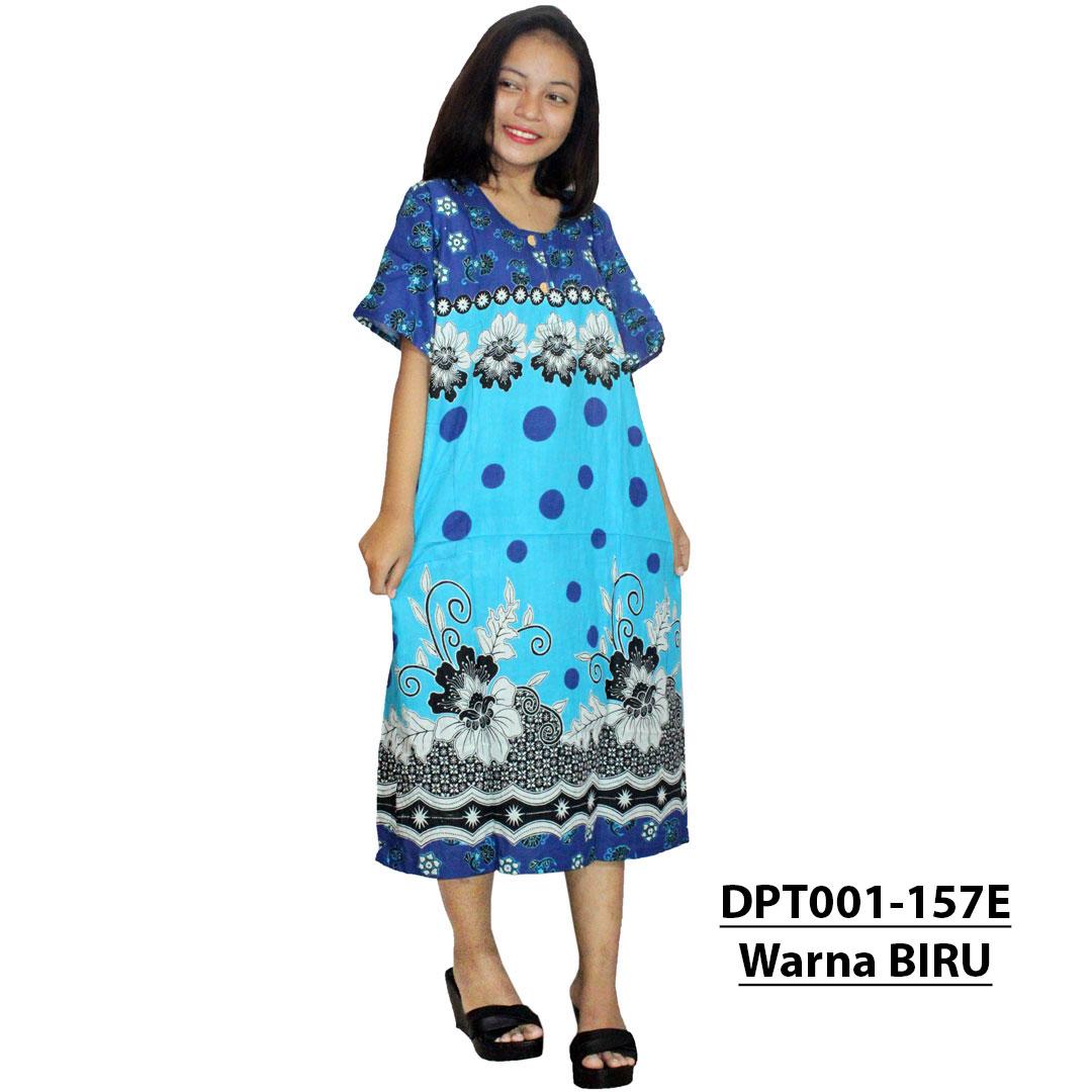 Daster Batik, Daster Lengan Pendek, Baju Tidur, Piyama, Kancing, Dastre Bumil - Daster Busui (DPT001-157) Batikalhadi Online