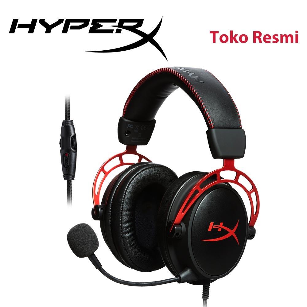 Headset Game HyperX Cloud Alpha untuk PC, PS4, Xbox One, Wii, Mobile (HX-HSCA-RD/AS)