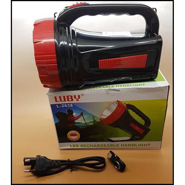 Senter LED 2 watt + lampu belajar 20 led SMD 5730 Merk LUBY L-2638