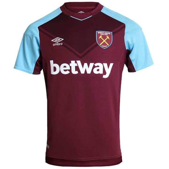JERSEY BOLA WESTHAM HOME 2017/2018 - BAJU BOLA - KAOS BOLA - SERAGAM SEPAK BOLA