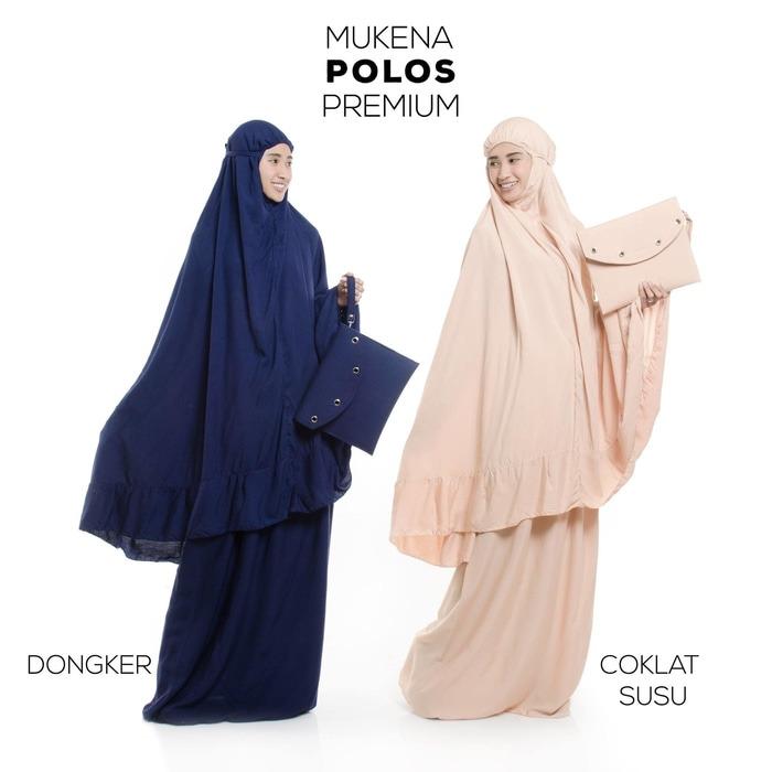 Mukenah Wanita Dewasa Polos Premium / Mukenah Dewasa Bahan Rayon Janger Adem Fashion Muslimah