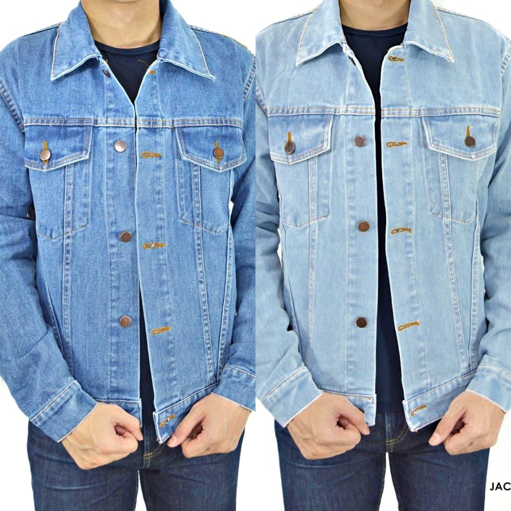 Jaket Jeans Levis Garment Quality / Jaket Pria Cowok - Biru, M