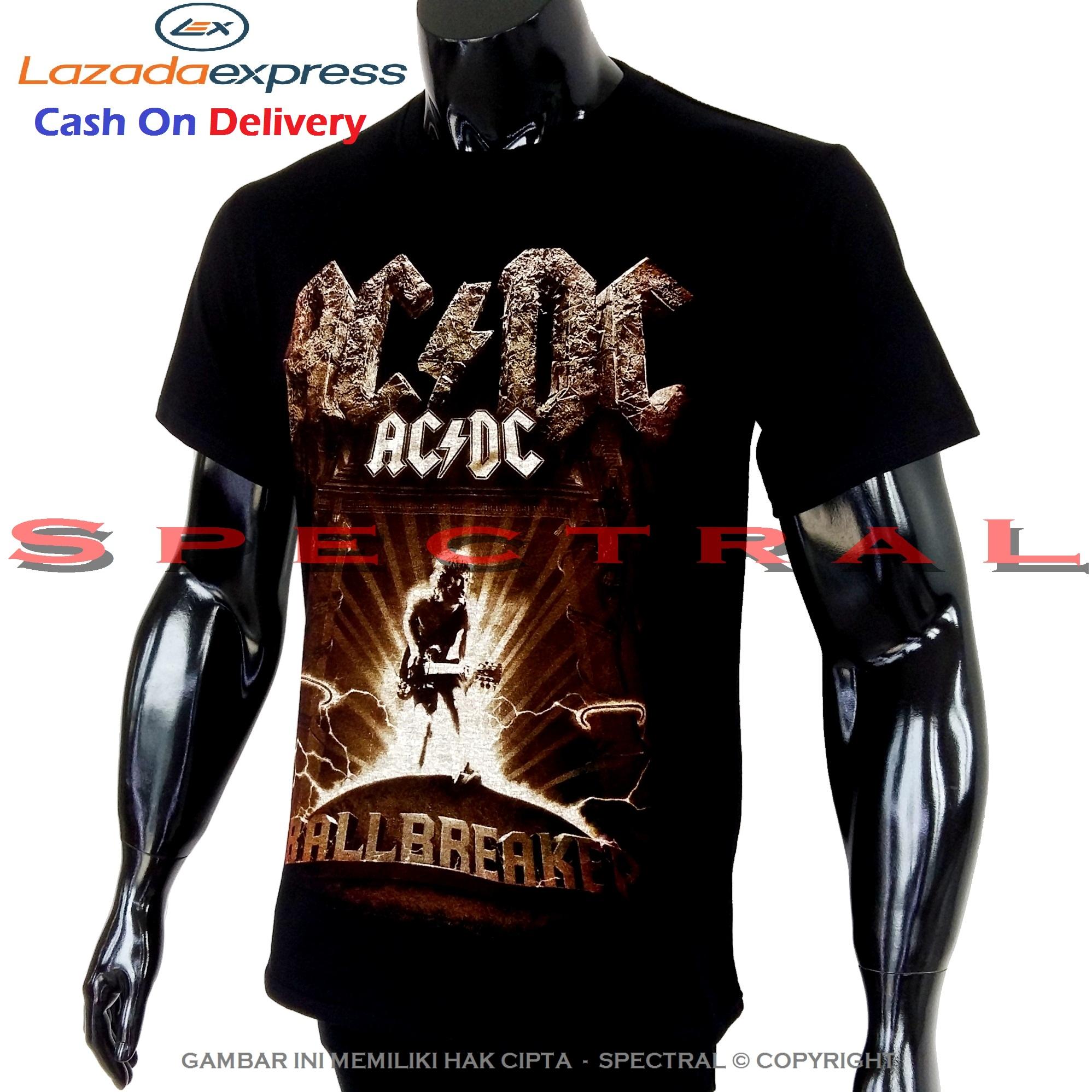 Spectral – ACDC 100% Soft Cotton Combed 30s Kaos Distro Fashion T-Shirt Atasan Terbaru Baju Pakaian Polos Pria Wanita Cewe Cowo Lengan Murah Bagus Keren Jaman Kekinian Jakarta Bandung Gambar Musik Rock Metal Band Music Pop Guitar Gitar Ballad Blues AC