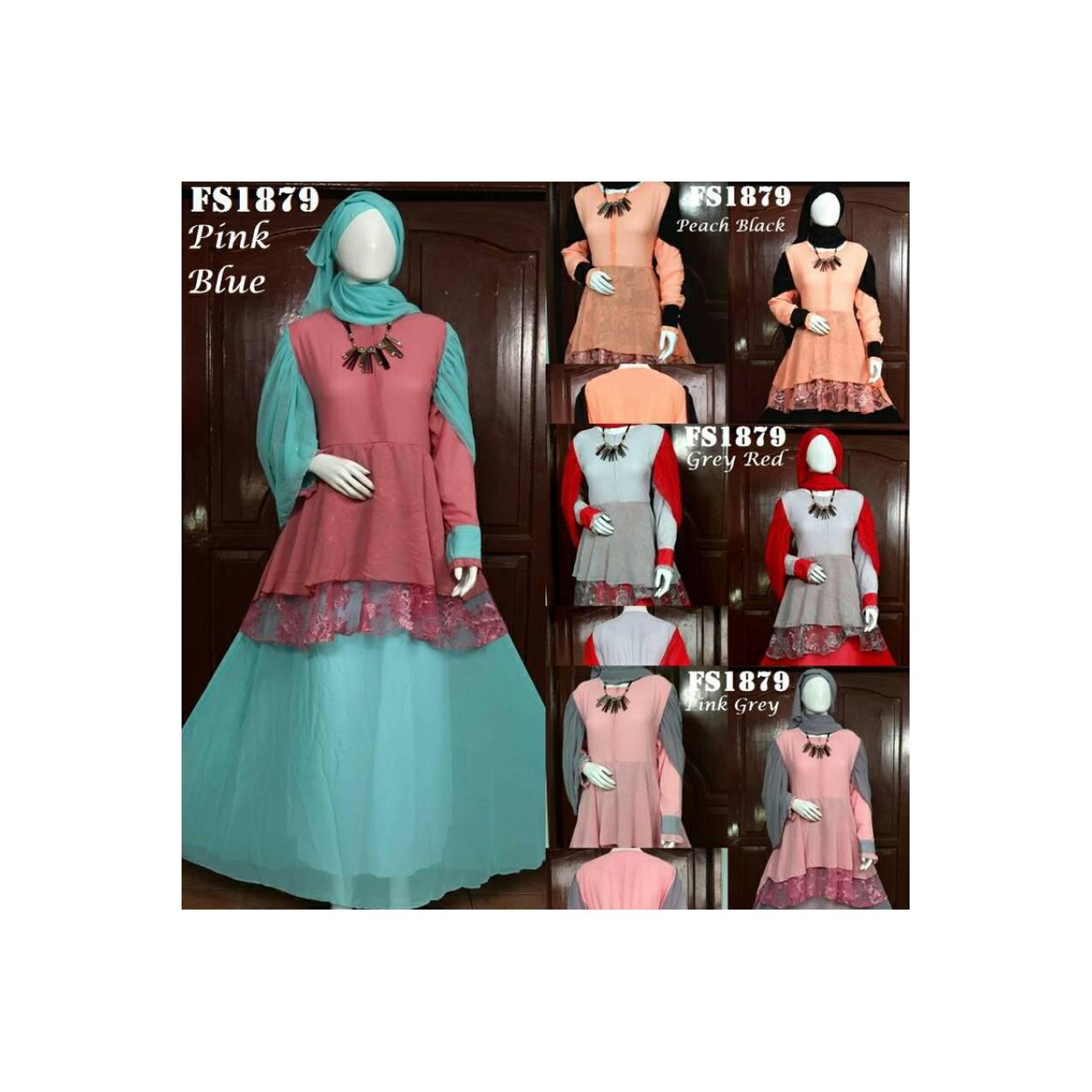 Gamis Pesta Zaskia + Phasmina