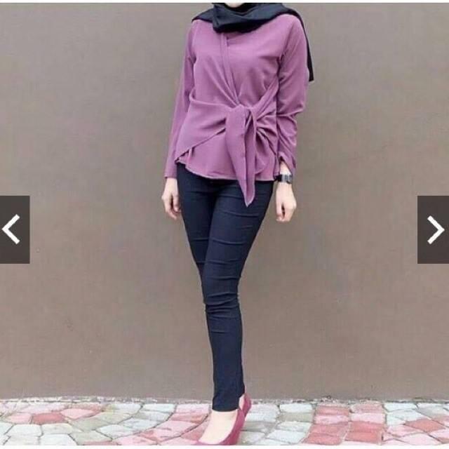 hokyfashion BLOUSE LOUISE TOP PURPLE FIT L hokyfashion BLOUSE LOUISE TOP PURPLE FIT L
