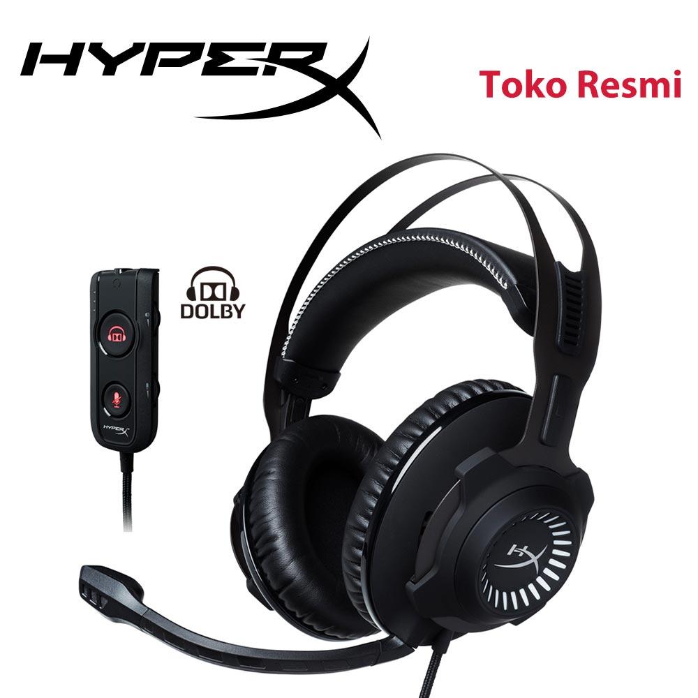 Headset Game HyperX Cloud Revolver S Dolby 7.1 Surround Sound untuk PC, PS4, Xbox One, Mobile (HX-HSCRS-GM/AS)