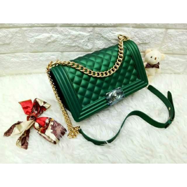 TAS IMPORT JAKARTA JELLY MATTE Boy UK25 BW8037 - Tas Wanita Branded - Tas Wanita Import - Tas Wanita Murah - Tas Fashion - Tas Selempang