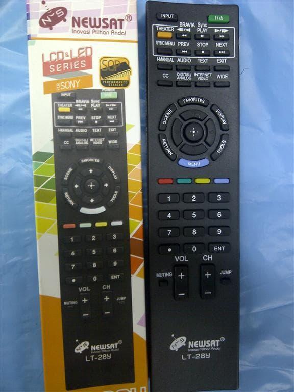 Remote tv LCD/LED merk Sony bravia untuk semua ukuran tv