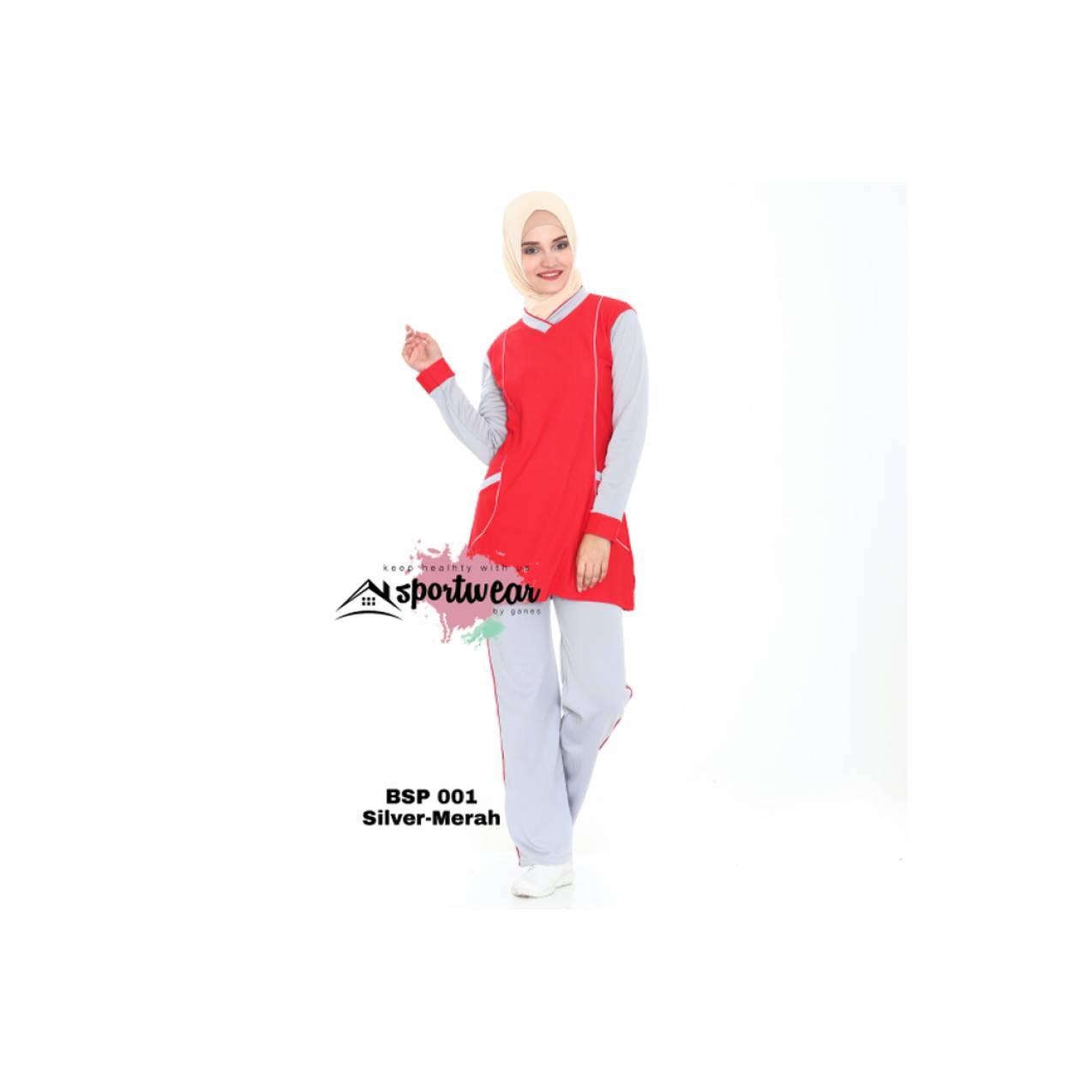 BAJU OLAHRAGA WANITA - BAJU SENAM MUSLIM