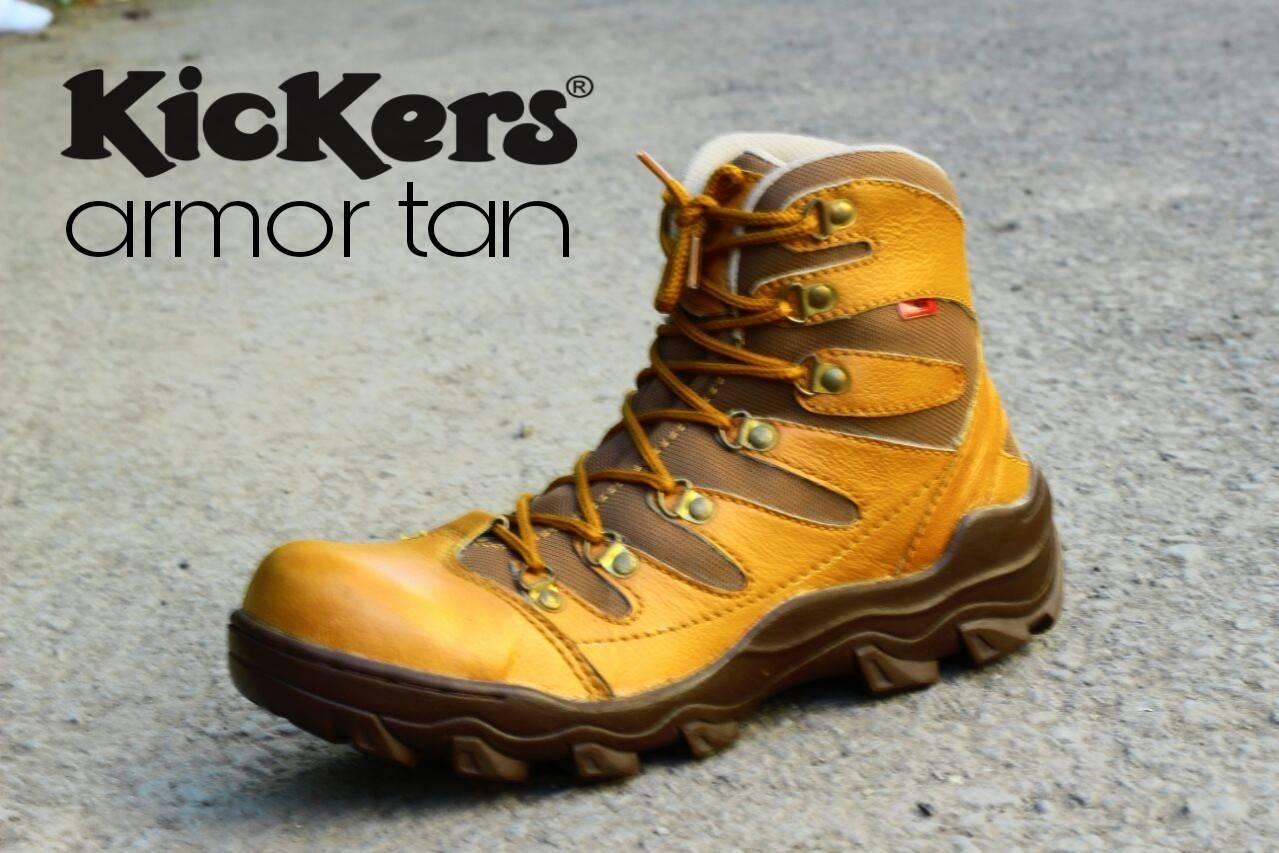 Kickers Armor - Sepatu Boots Pria Safety  kerja proyek hiking tracking