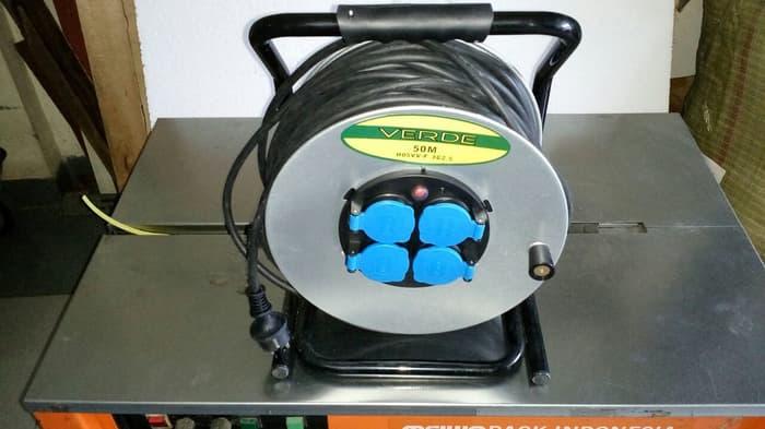 Kabel Roll Verde 50 meter Body Besi 3x2,5mm - Kabel Bagus Original