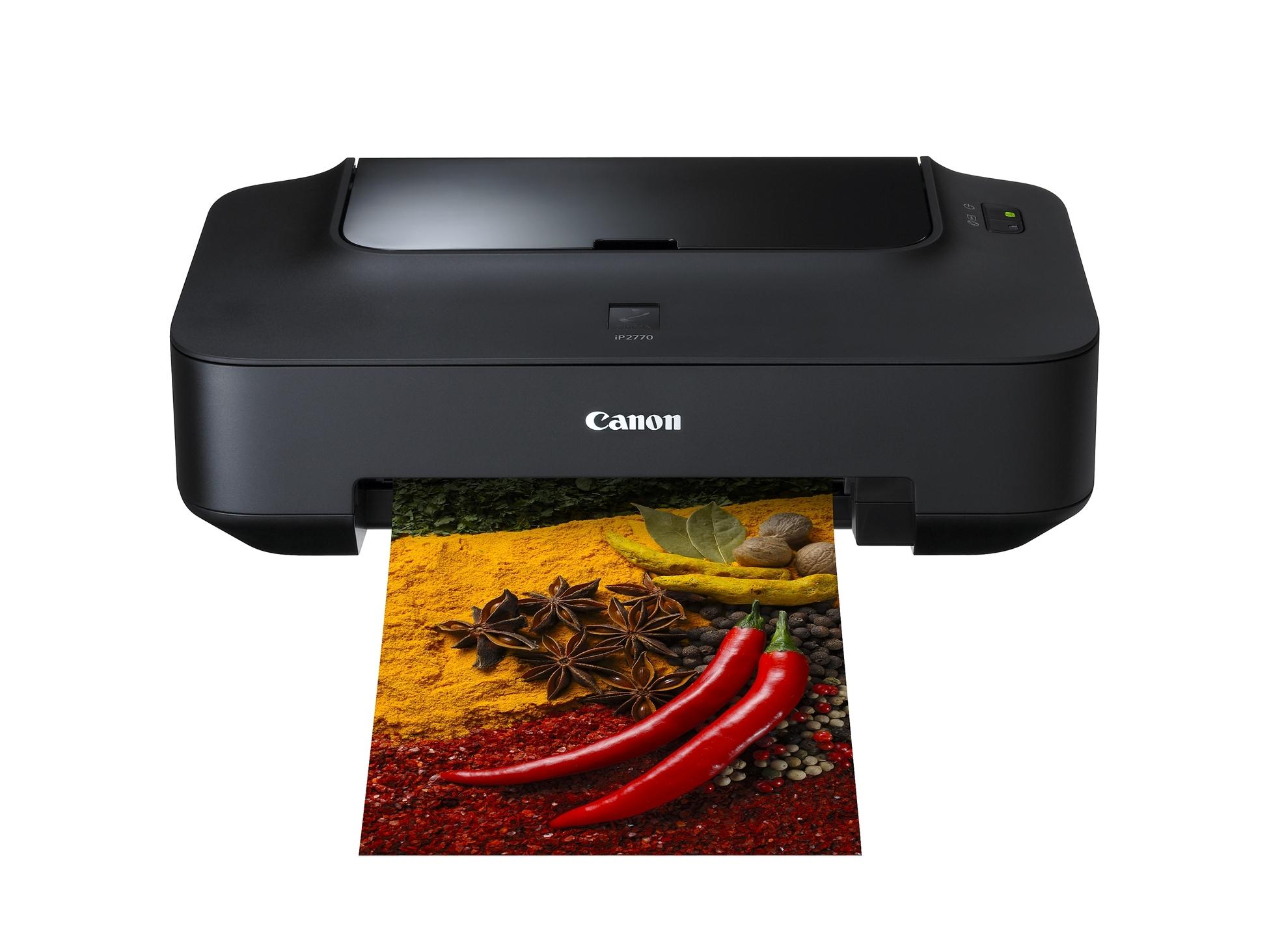 Canon PIXMA iP2770 Single Function Inkjet Printer (Black)