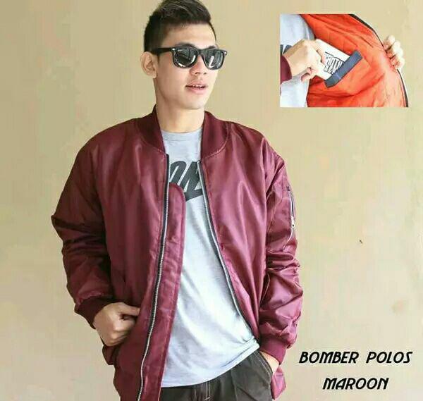 Jaket bomber pria