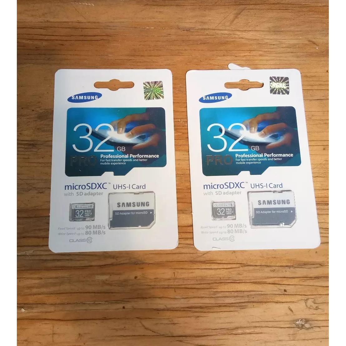 Samsung 32 Gb Uhs-I 90mb Class 10 PRO Micro SdXc Card With Sd Adapter