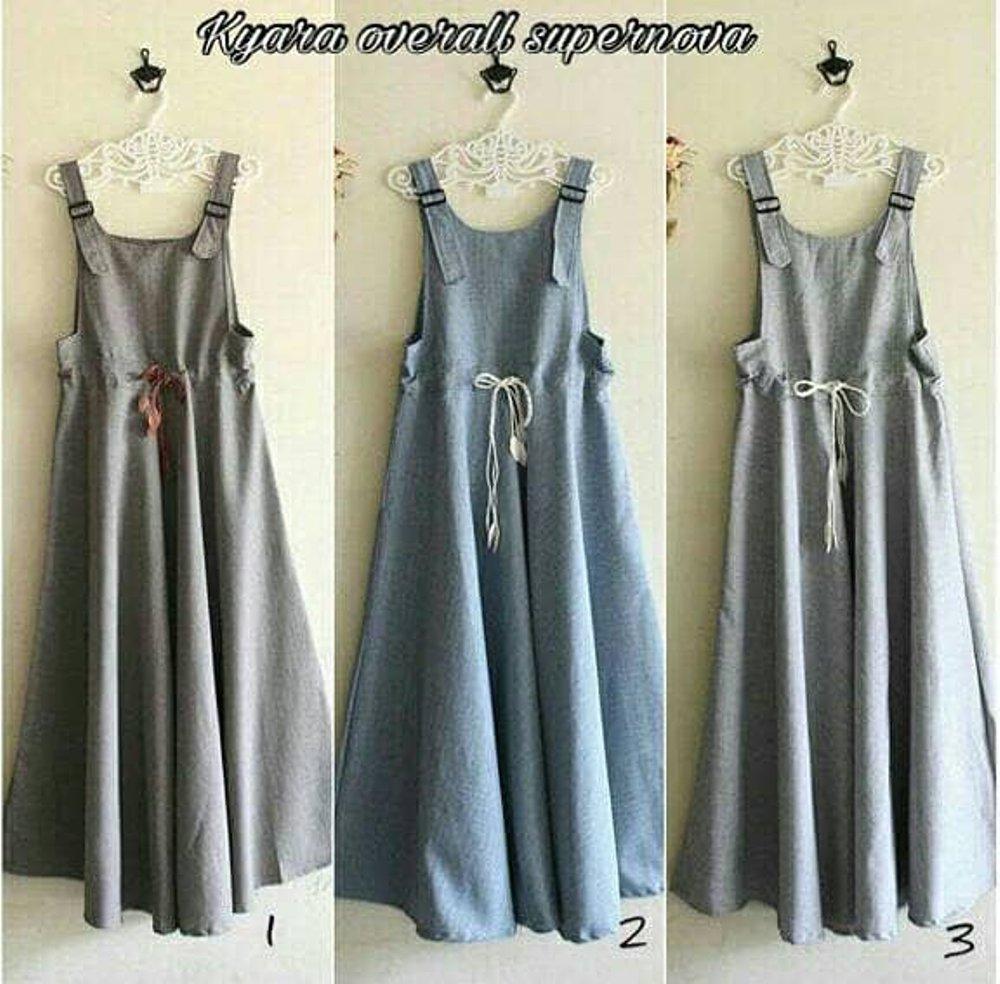 Baby Talk Club Kyara Maxxi Overall Wanita Only Overall Tanpa Inner - Baju Atasan Wanita Overall Wanita Muslim Bahan Supernova Baju Muslim Wanita Dress Lebaran Pesta Kondangan Gamis Super Murah Untuk Remaja Overall Muslim Kekinian Hits Banget