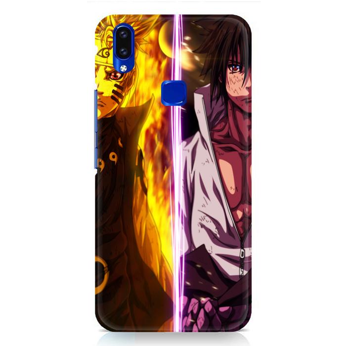Casing Hardcase Vivo V9 Motif Naruto Vs Sasuke Manga J0320