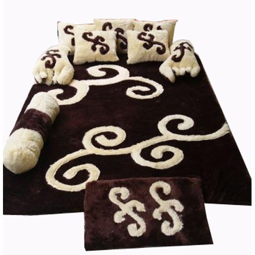 adzkia35 kasur karpet karakter bunga fullset