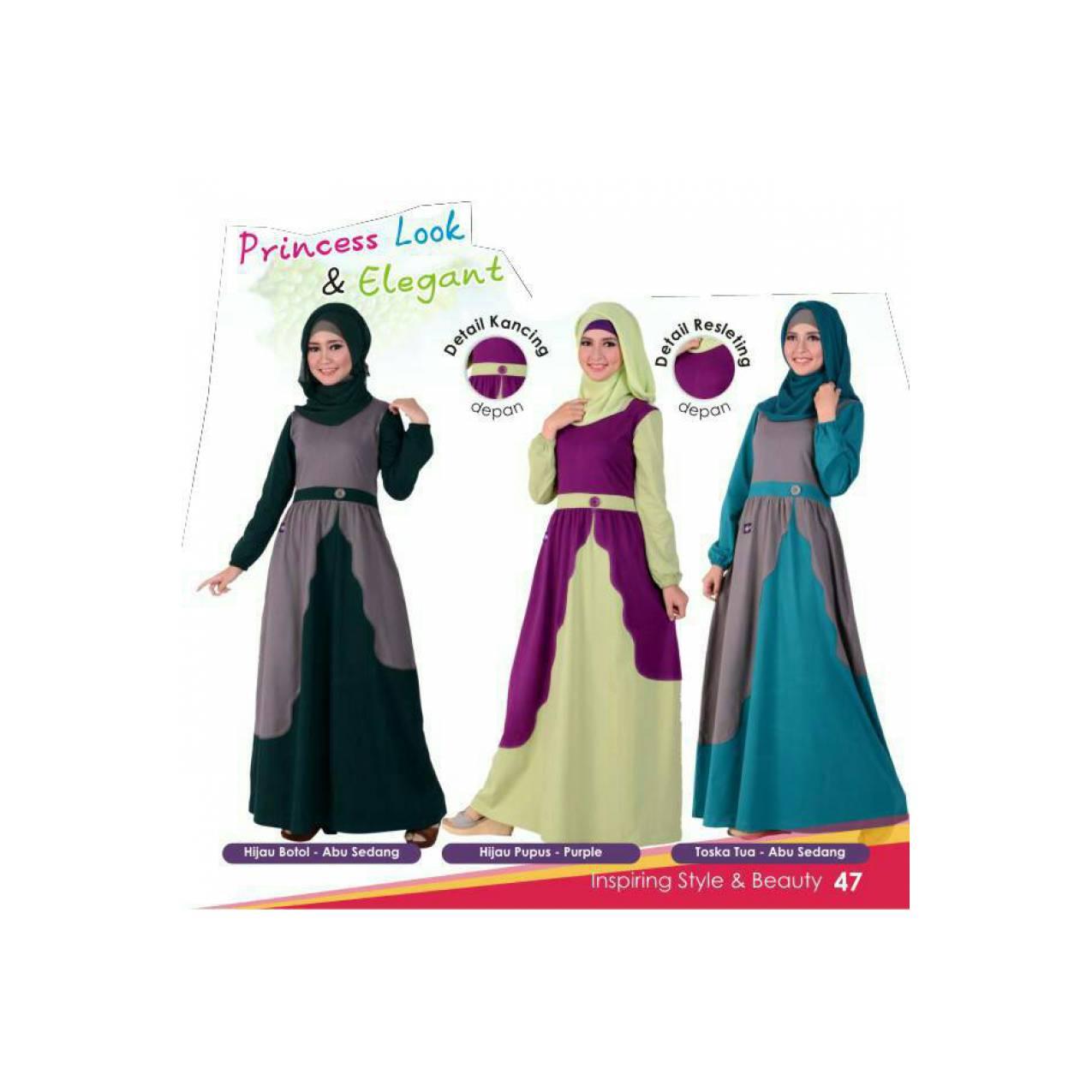 Gamis muslimah/fashion muslimah/Gamis syari/Gamis bahan katun/Hijaber