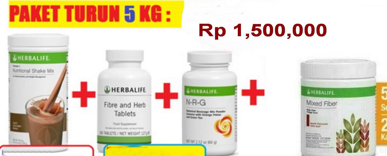 herbalife_#paket turun 5 kg