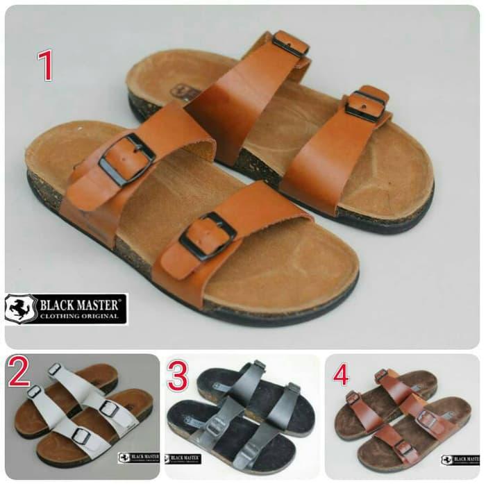 Harga Promo!!! Sale Obral Sendal Pria Slop Original Blackmaster Bata - ready stock