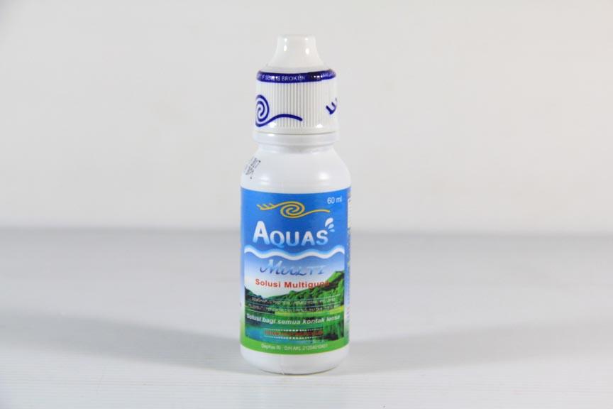 Cairan Pembersih Softlens Aquas Multi Comfort Extra 60ml Air Softlens