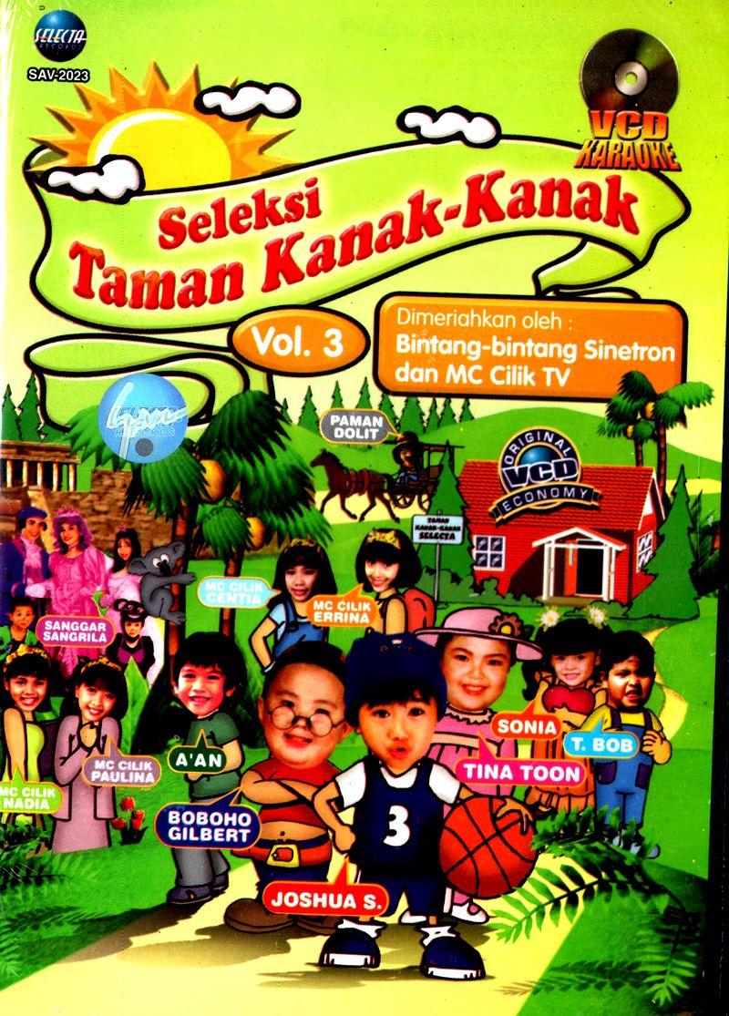 VCD KARAOKE - SELEKSI TAMAN KANAK KANAK VOLUME 3