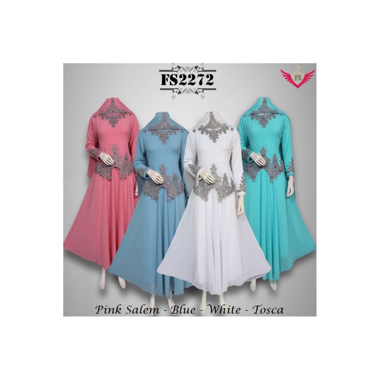 New Baju Pesta Ceruty Rafaila FS2272 + Pashmina