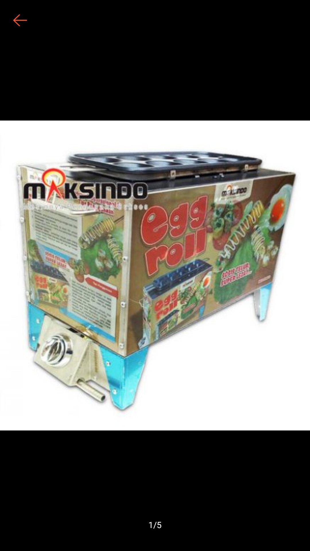 Mesin sosis telur sostel gas maksindo MKS-ERG002