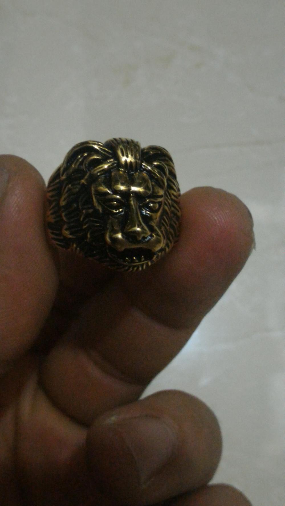 Golden Lion King Cincin Titanium Ring croaafire counterstrike gta pes dota 2017 ninja army celana jeans hoodie jaket uno aitor jungle di lapak SALE STOKIST sale_stokist