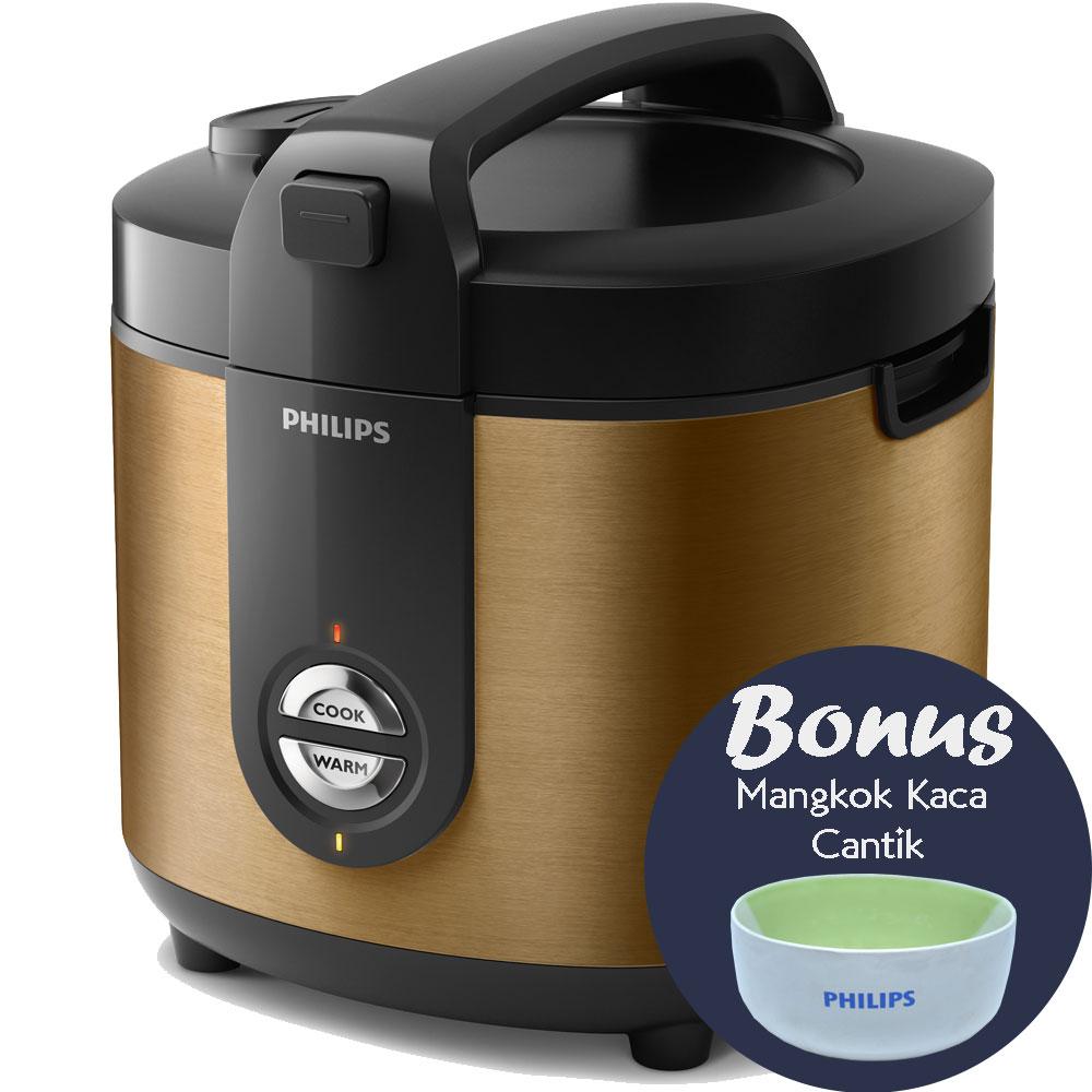 Philips HD3128/34 – Rice Cooker 2 Liter Gold ProCeramic