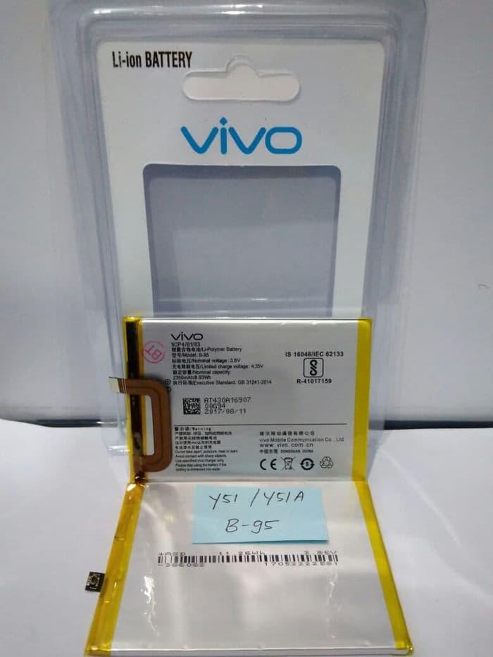 BATTERY BATERAI BATRE Vivo Y51 Y51A Model B-95 2350Mah ORIGINAL