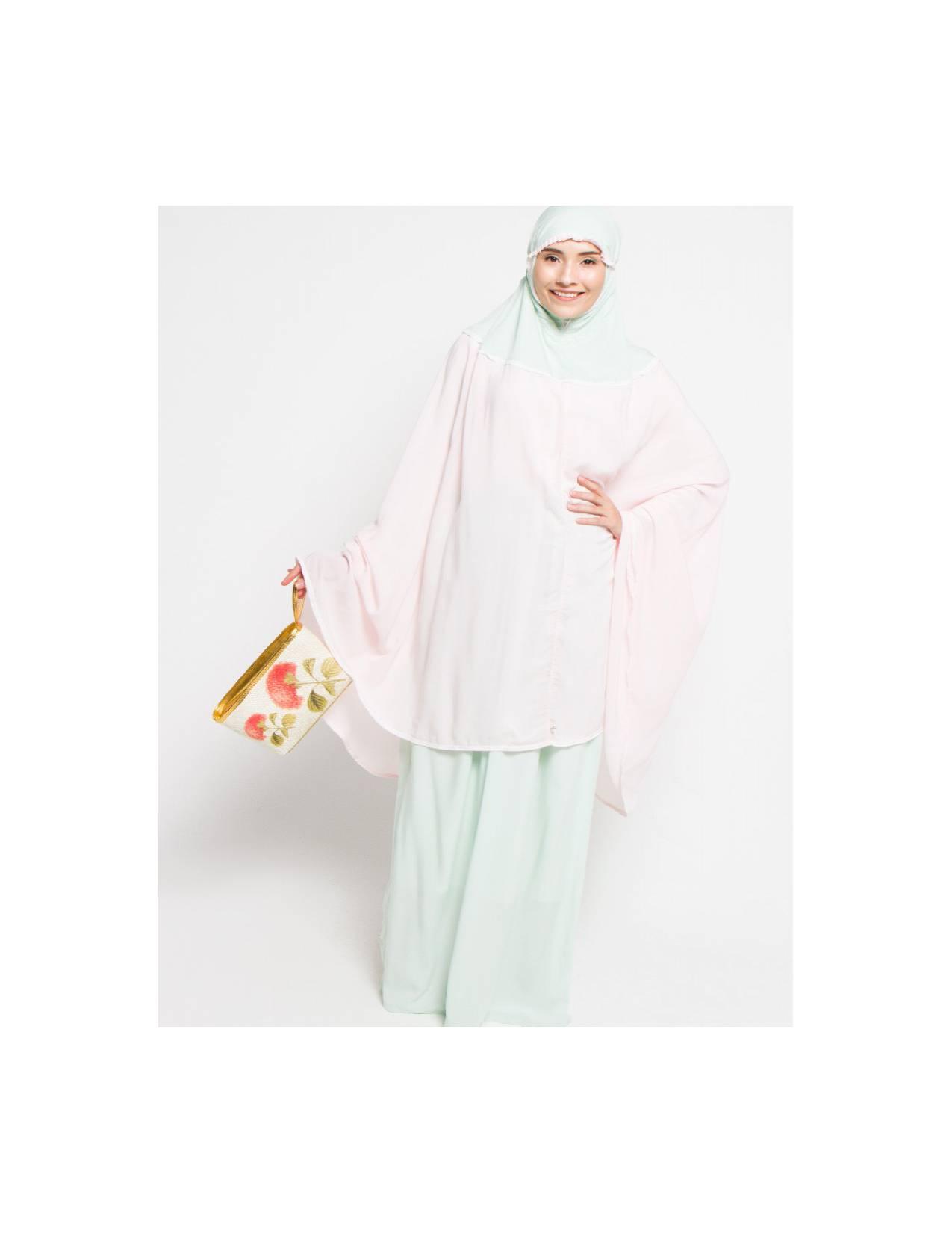 Aira Muslim Butik Anne Prayer Set With Decopage Bag