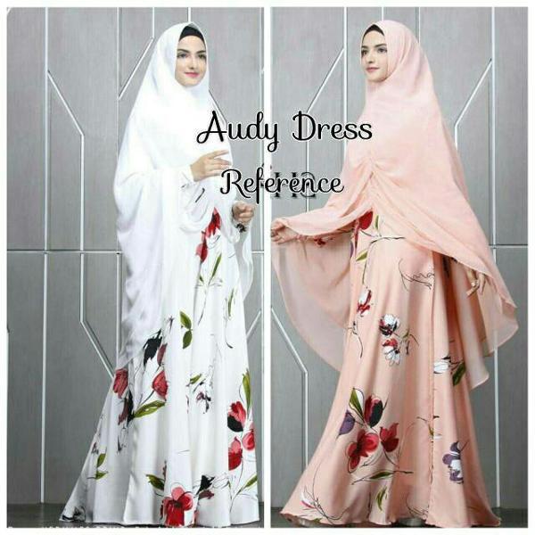 Promo Hari Ini Baju Muslim - Gamis Syari - Gamis Audy Untuk Lebaran
