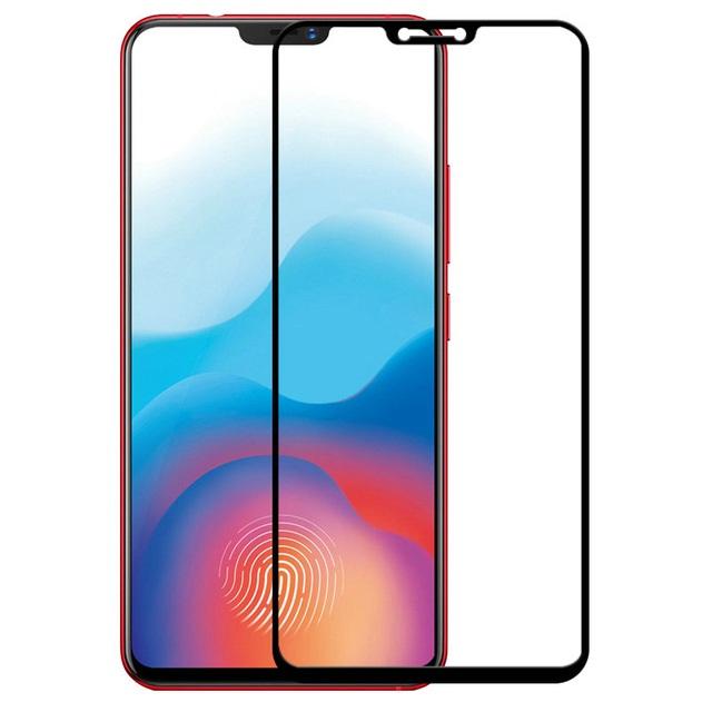 Candy Tempered Glass Vivo V9 Screen protector Frame (Black)