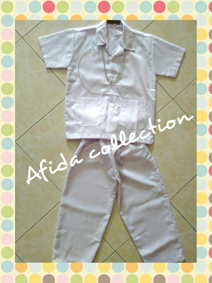 Best Seller!! Baju DokterU002Fbaju Karnaval Profesi AnakU002Fbaju Dokter Cilik Sz 2-3 - ready stock
