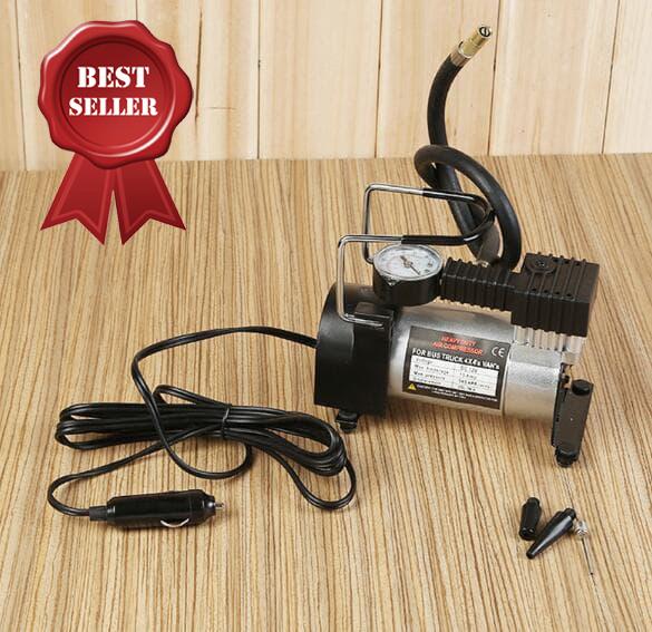 POMPA BAN MINI TEKANAN 100PSI TERBARU - Heavy Duty Air Compressor 12V DC