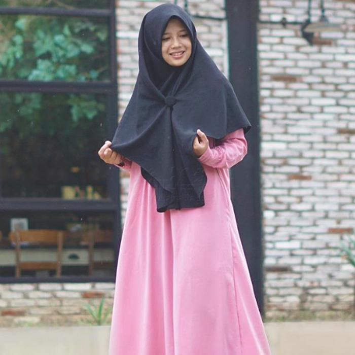 Khimar Syari Butterfly Jilbab Instan Kerudung Size L Hijab Alila A3464