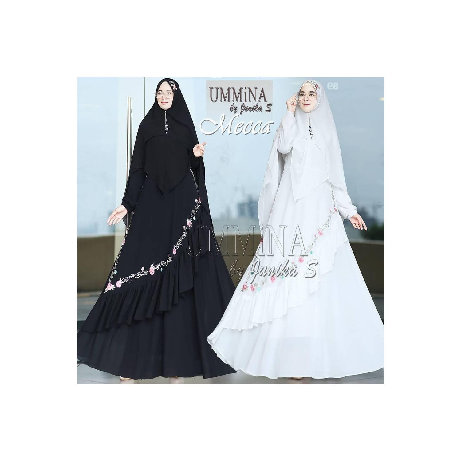 gamis syari set khimar mecca syari ummina by junika s ori branded