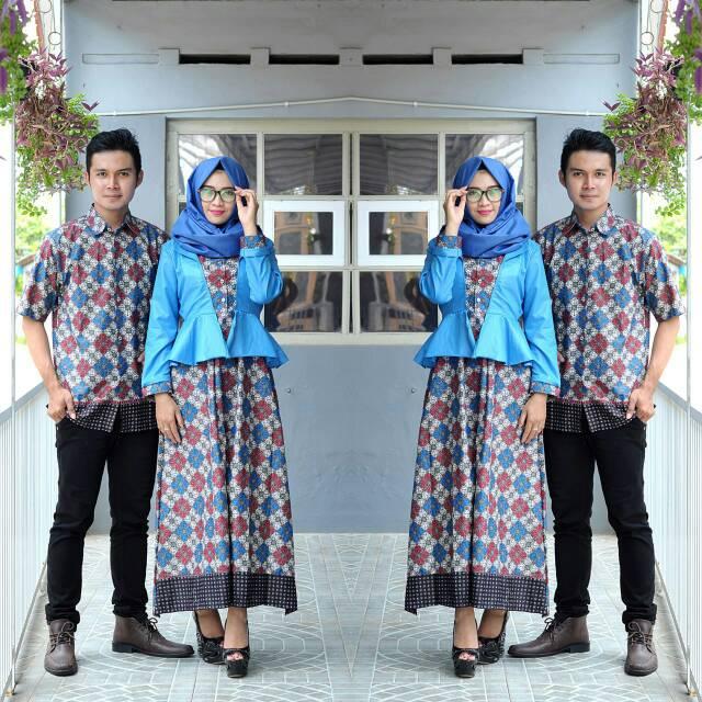 Batik Sarimbit Gamis Modern Dan Mewah