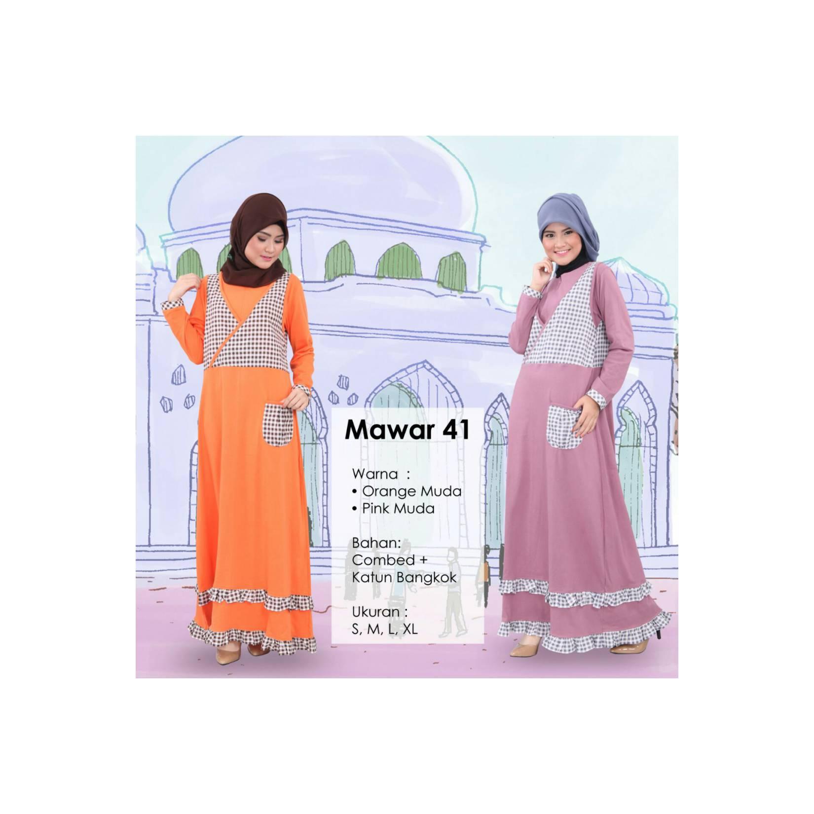 Gamis Qirani Fresh Diskon Mawar-41