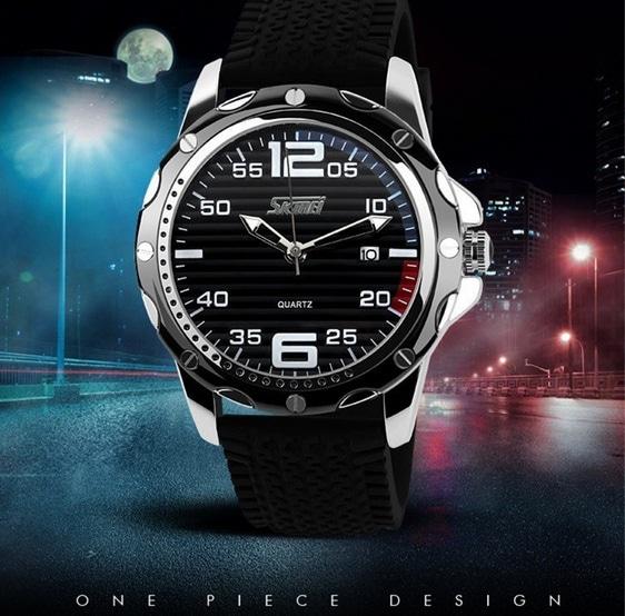 Jual Jam Tangan Analog Pria Seiko SKMEI ICY 0992 Hitam Putih Original