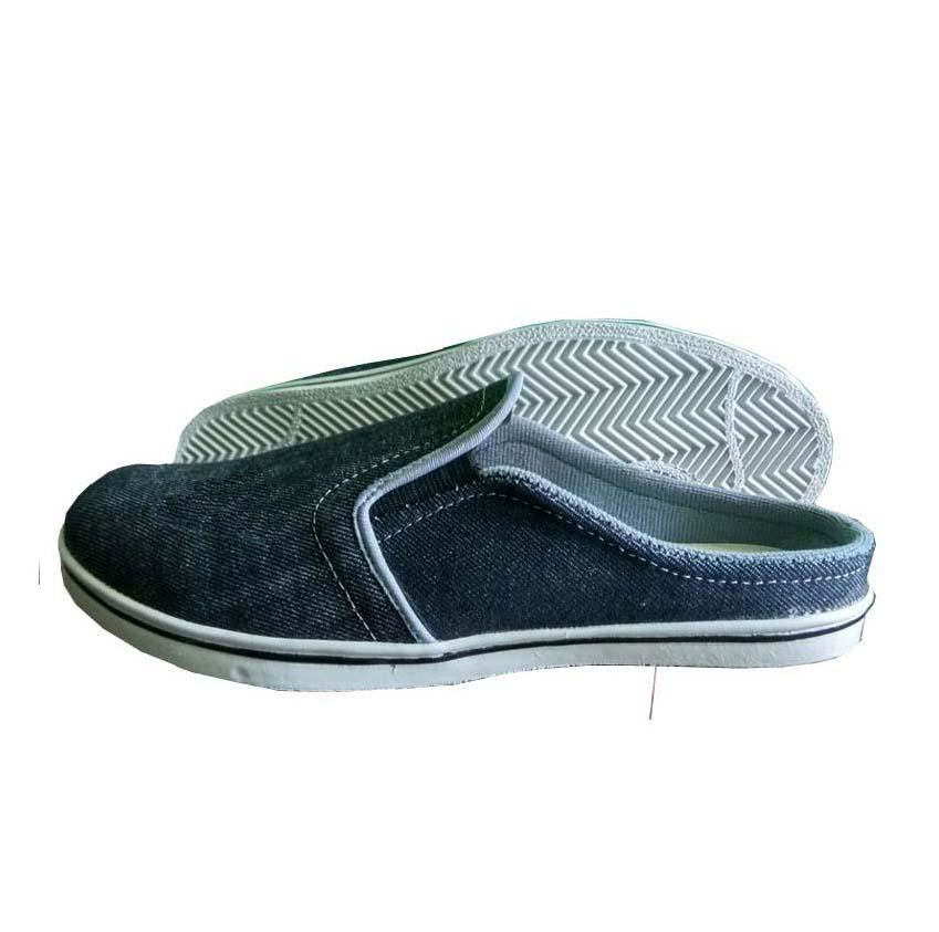 Sepatu Selop Pria Sandal Selop For Men - Black