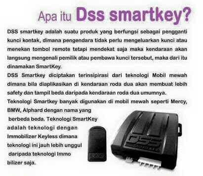 paket dss smartkey + saklar pulsar hi grade | ( gembok alarm motor anti maling koper sepeda pagar cakram kinbar kode tas mobil clock rumah sensor gerak pintu digital remote lock bht ) |