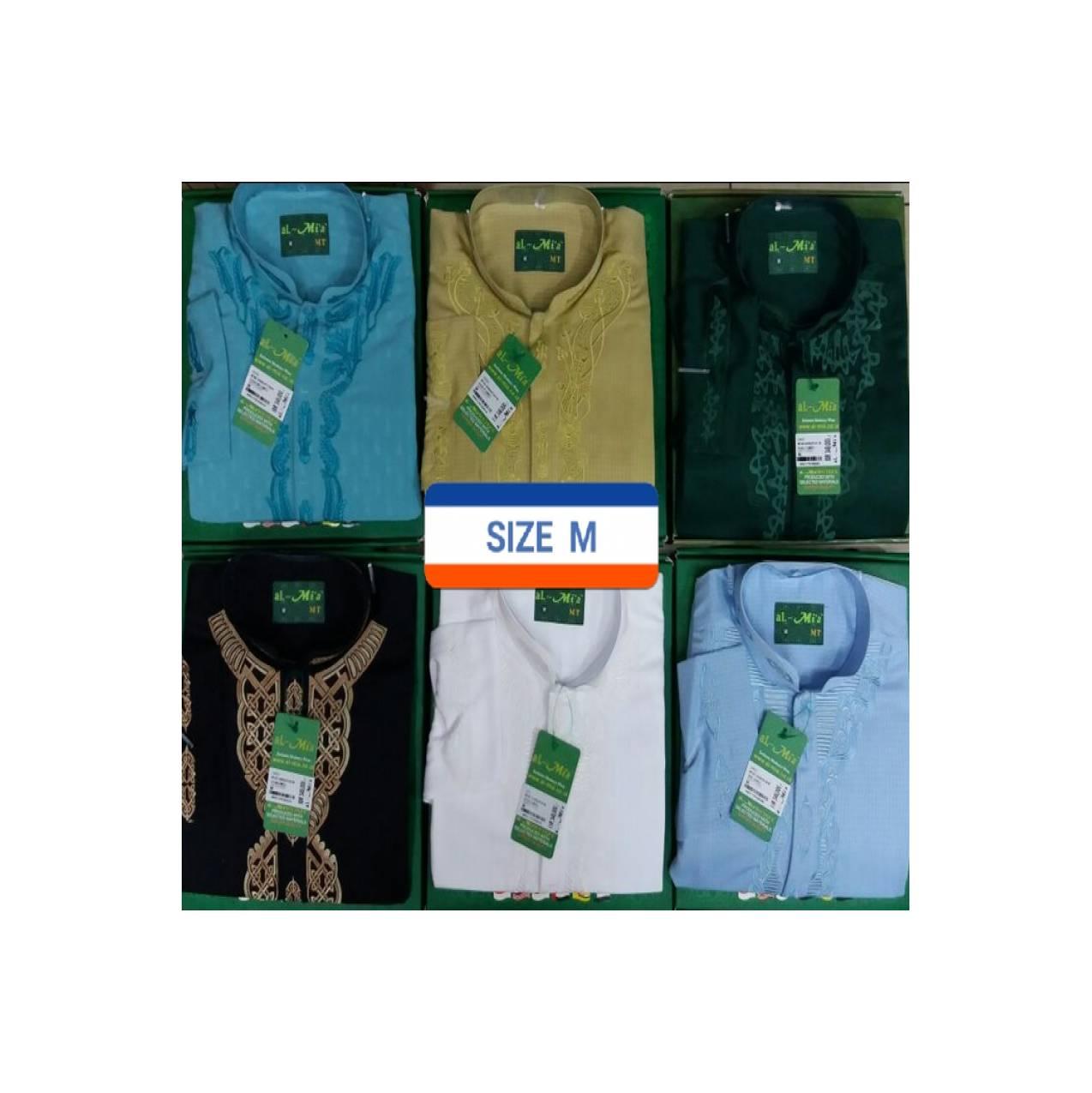 ATASAN MURAH Baju Koko Almia MT T.Panjang ukuran S M L XL Al Mia